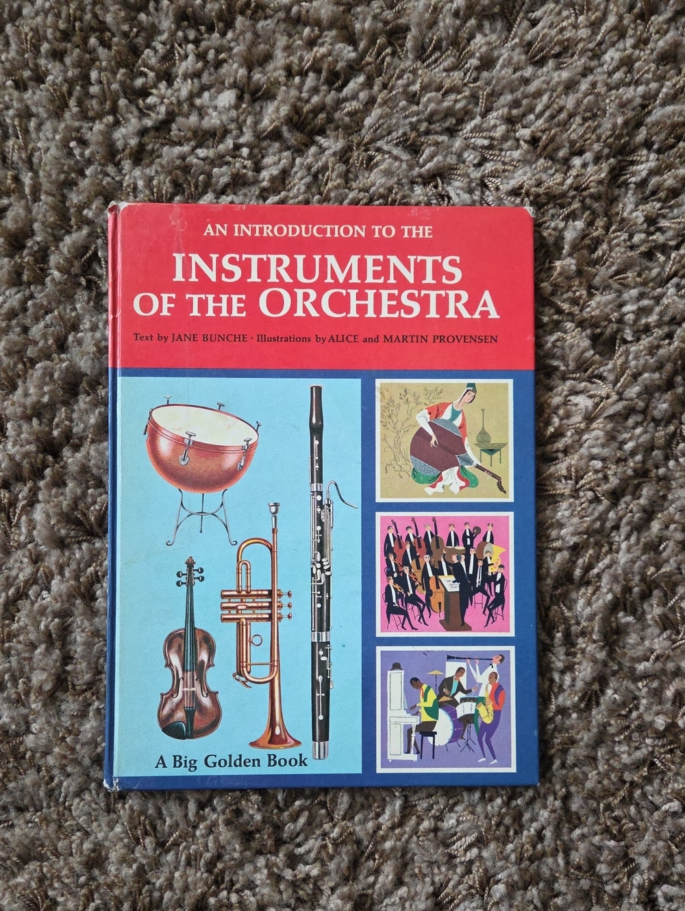 Golden Press Book Instruments Of The Orchestra
